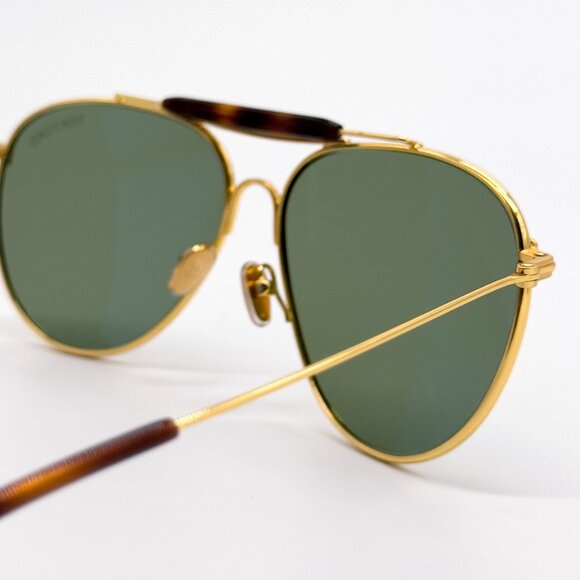 NEW TOM FORD RAPHAEL-02 TF995 30N MEN SUNGLASSES FT0995/S GOLD/GREEN - Picture 6 of 9